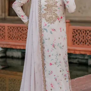 IZNIK UE-318 | 3-Piece Embroidered Lawn Suit