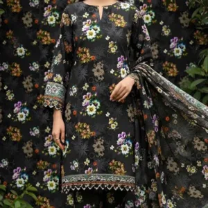 Nishat Unstitched 3-Piece | Midnight Floral Digital Printed Cambric